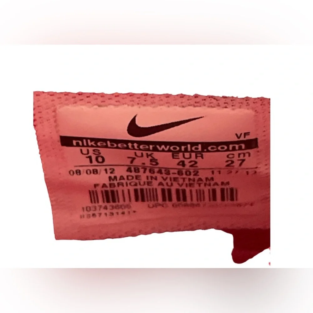 NIKE AIR AF1-Light metallic red suede sneaker